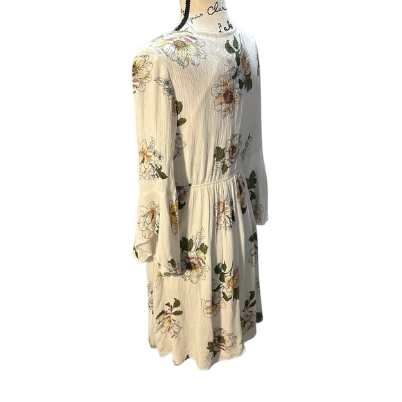 Jody California Midi Floral Dress Sz Lrg - Picture 3 of 14